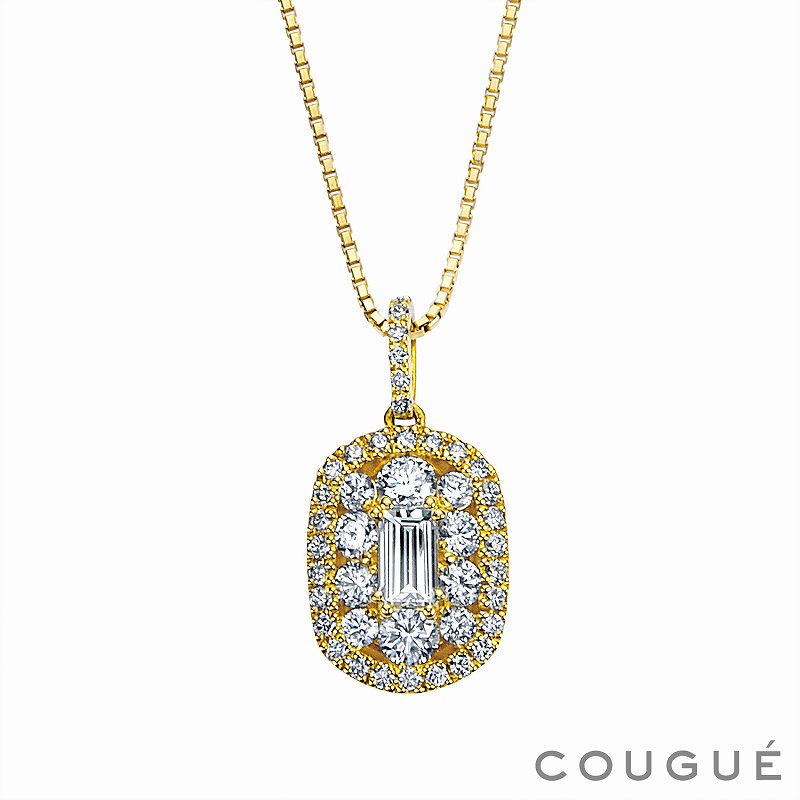Tキラキラ バケットカット 毛深く 天然ダイヤ 計0.713ct K18