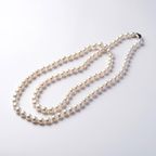 Cynthia80(シンシア) 淡水パールホワイトロングネックレスセット