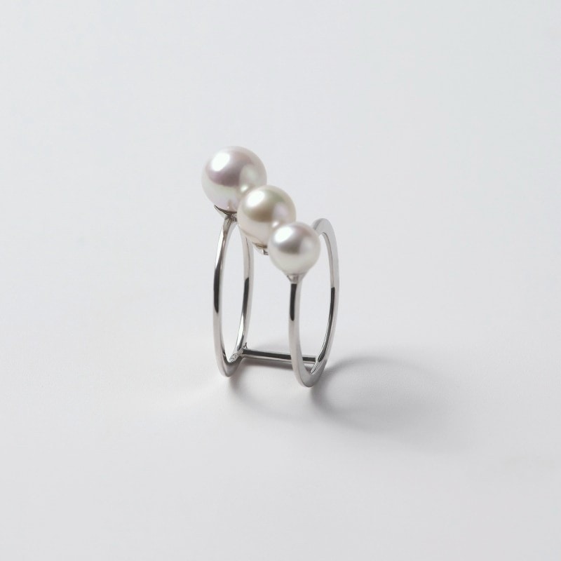 Roma(ローマ・ホワイト) アコヤパールホワイトリング