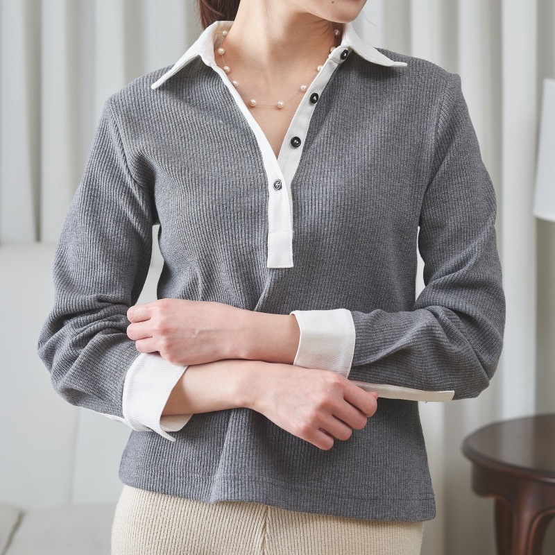 Fiona2(フィオナ2）　アコヤパールホワイトセミラウンド・10金ステーションネックレス