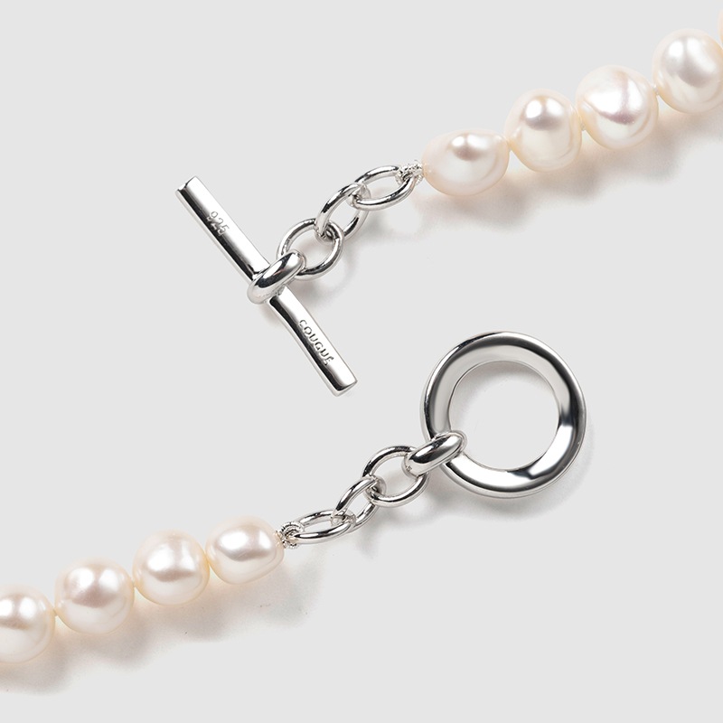 Avignon(アヴィニョン・ホワイト)　淡水パールホワイト・バロックロングネックレス