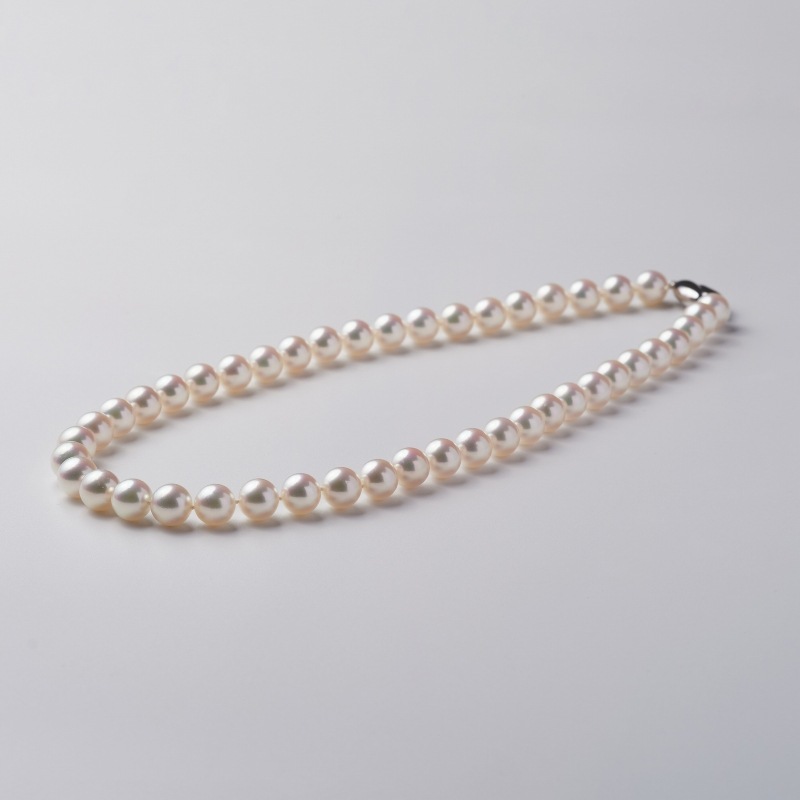 calvina(カルヴィナ)　アコヤパールホワイト最高級ネックレス