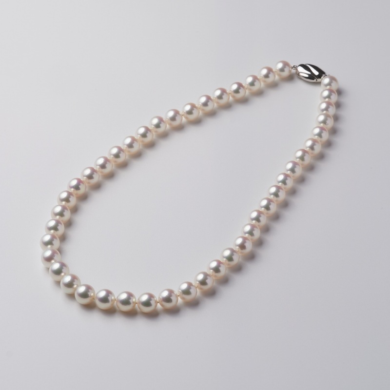 calvina(カルヴィナ)　アコヤパールホワイト最高級ネックレス