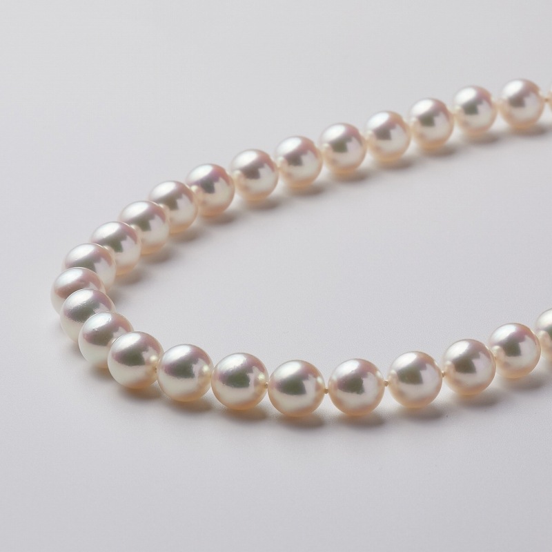 calvina(カルヴィナ)　アコヤパールホワイト最高級ネックレス