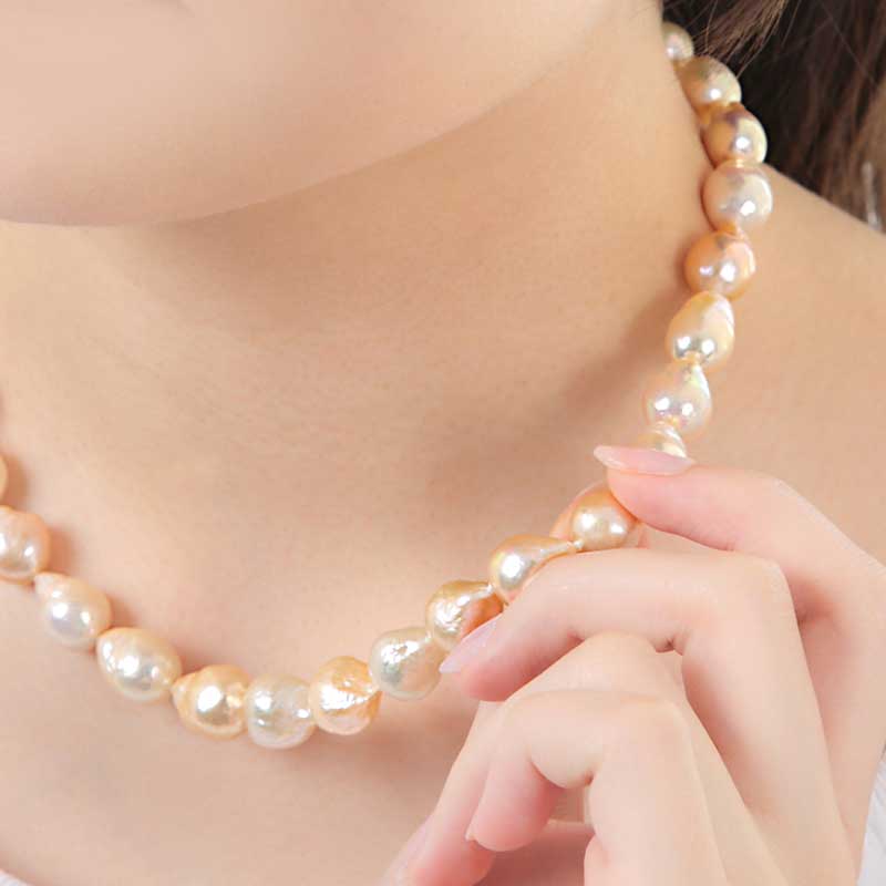 数量限定】【品質保証付き】ナチュラルカラーバロックパール
