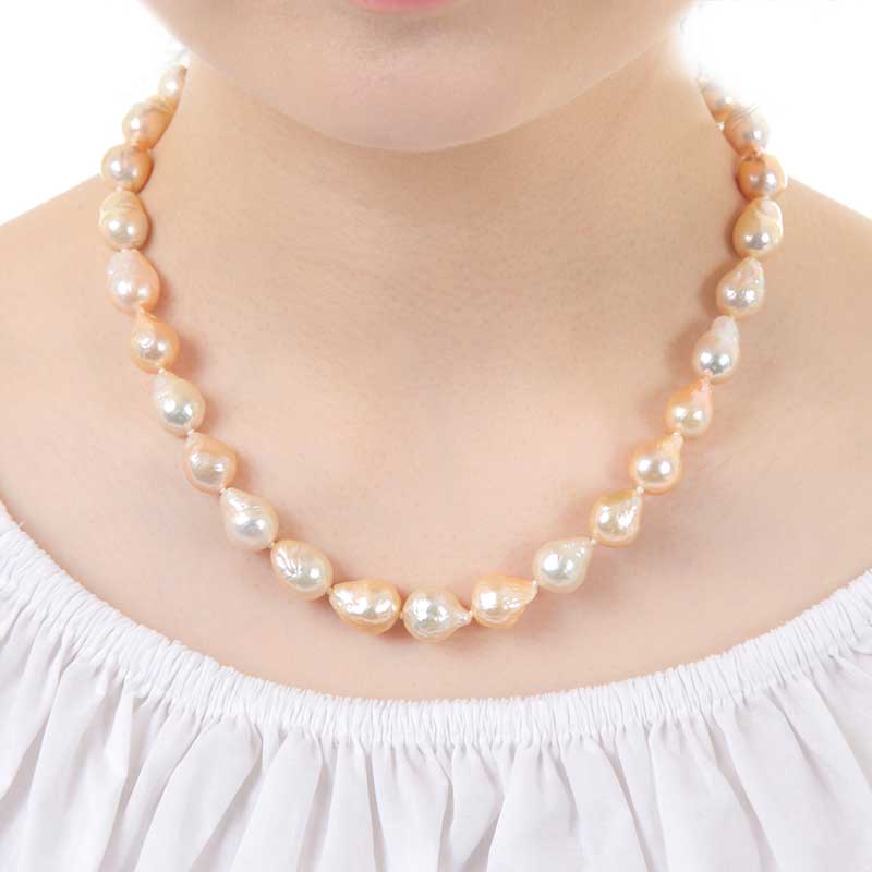 数量限定】【品質保証付き】ナチュラルカラーバロックパール ...