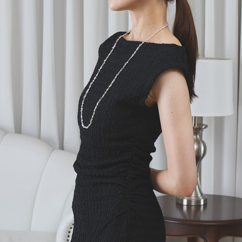 Mercy(マーシー)　南洋パールホワイト・ケシロングネックレス