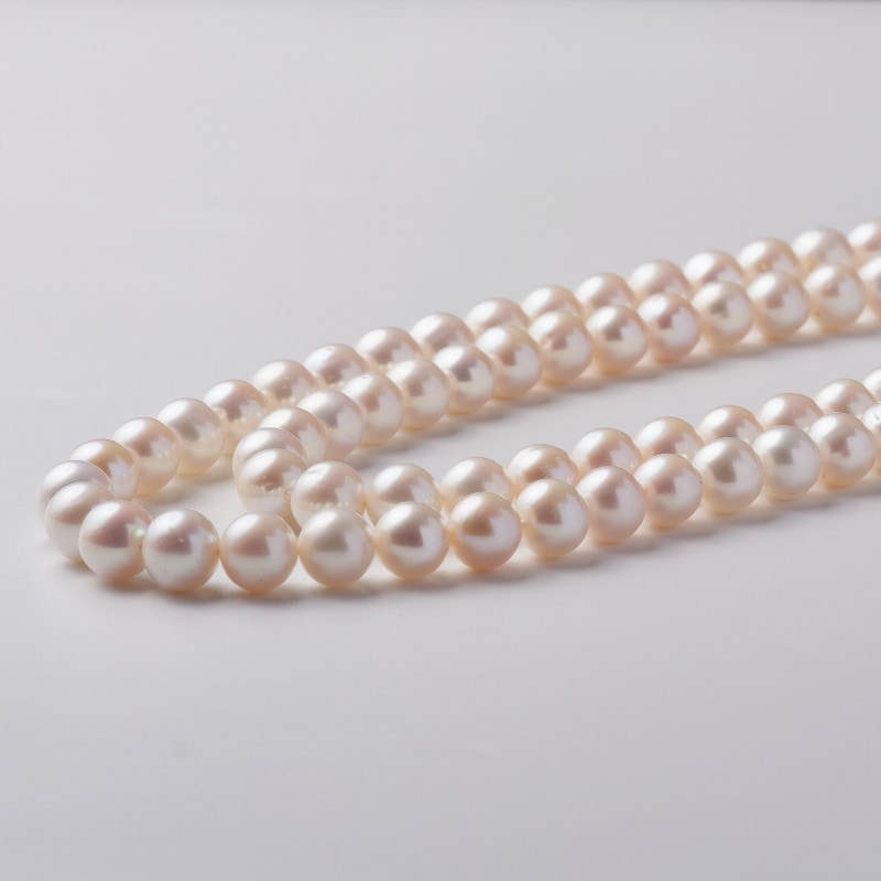 Daria(ダリア) 淡水パールホワイト大粒ロングネックレス｜自由が丘