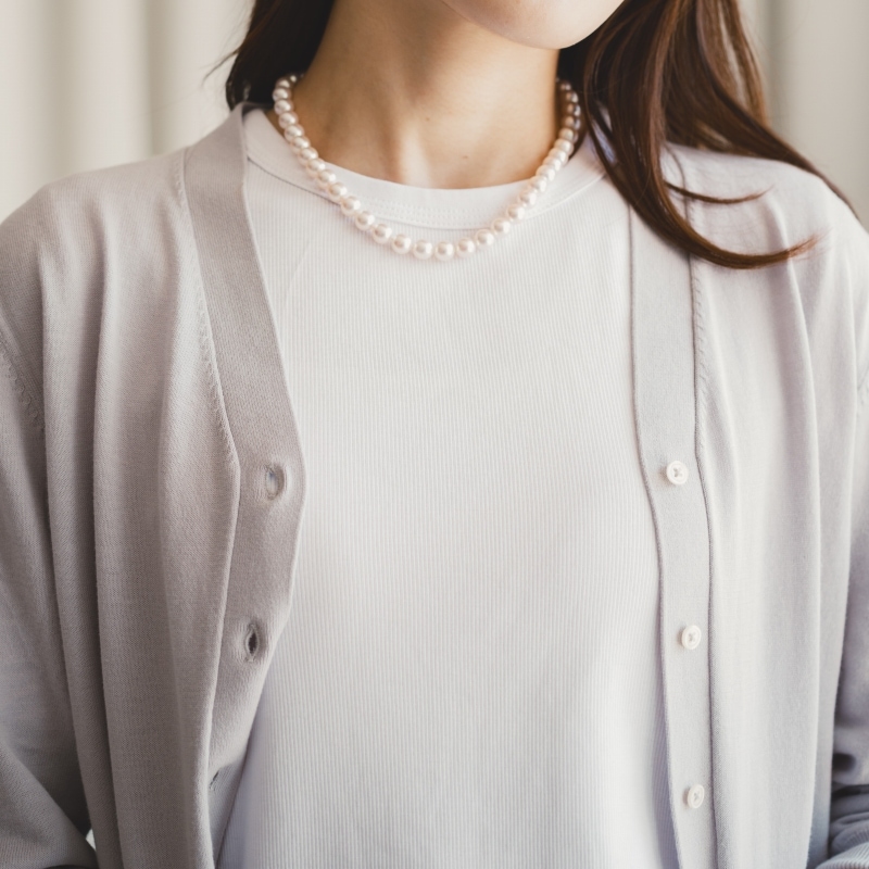 Julietta(ジュリエッタ) アコヤパールホワイトセミラウンド最高級ネックレス