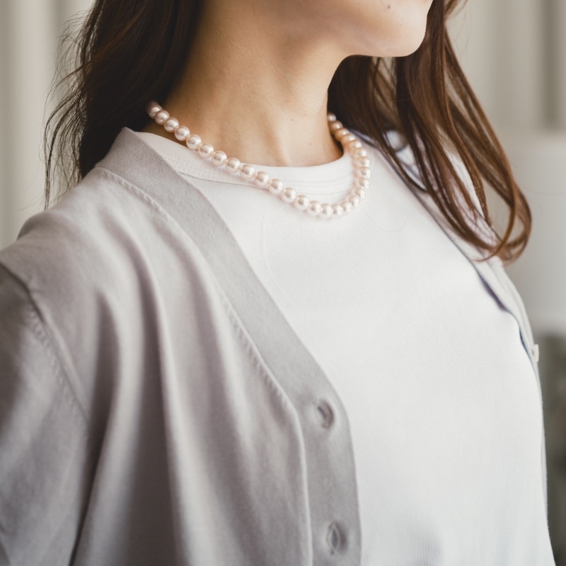 Julietta(ジュリエッタ) アコヤパールホワイトセミラウンド最高級ネックレス