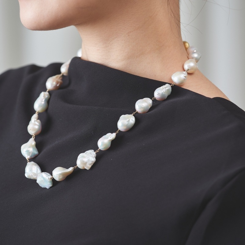 Priscalla(プリシラ) 淡水パールホワイト・オイスター10金シャンク