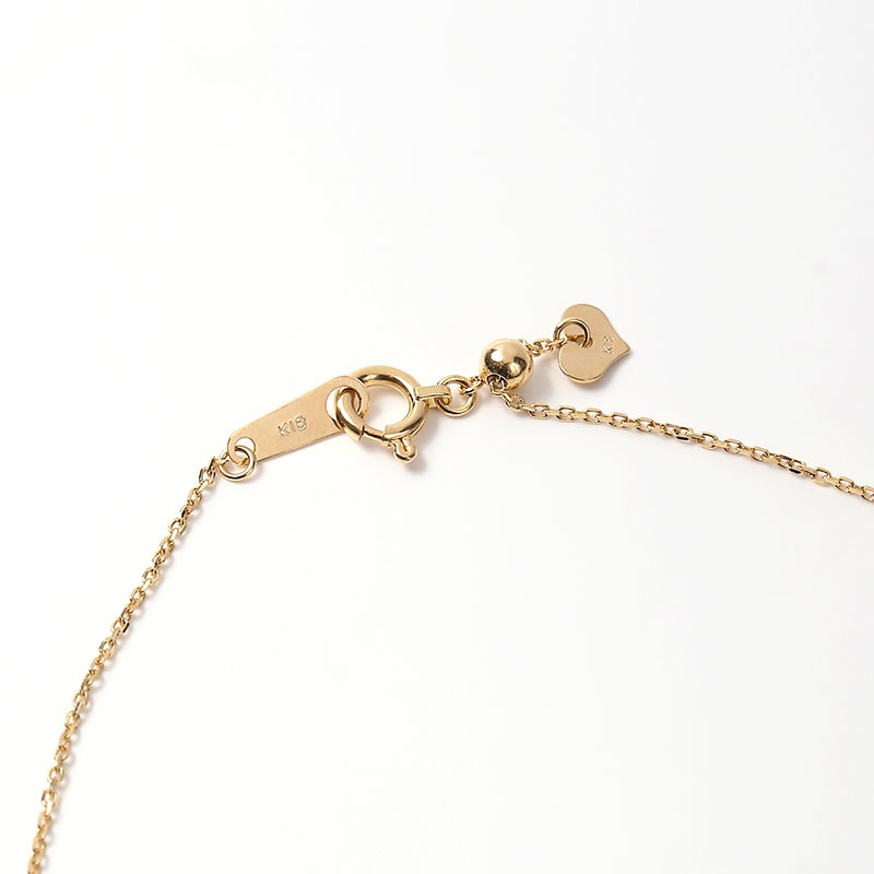 Jenny(ジェニー)　アコヤパール&ダイヤモンドV字・ペンダントネックレス