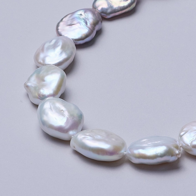 Brandy(ブランディ) 淡水パールフラットバロックコンビカラーネックレス