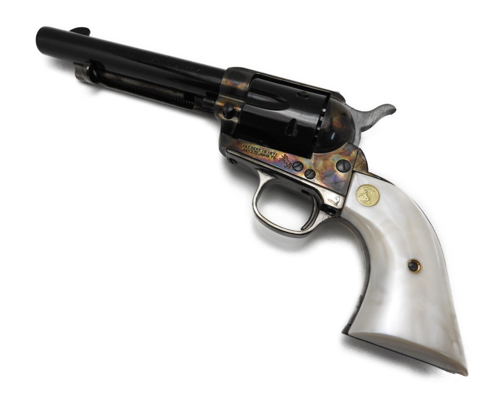 HWS ハートフォード SAA45 ケースハードン アーティラリー メッキ