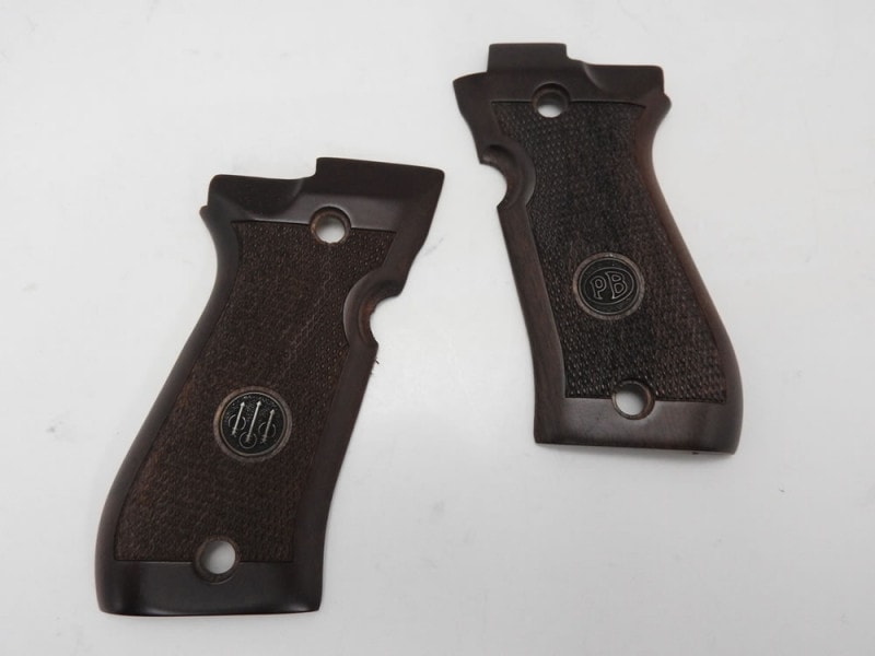 木製トイガングリップ ベレッタ BELETTA グリップ M84 純正 M1984 木製グリップ Made