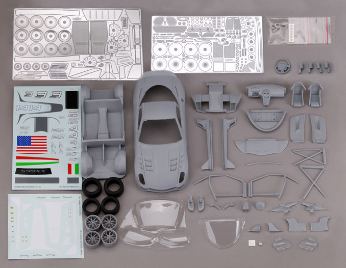 Hobby Design 1/24 �ե��顼�� 599XX �����ѡ��ǥ��ƥ����� �ե륭�å� HD03-0130