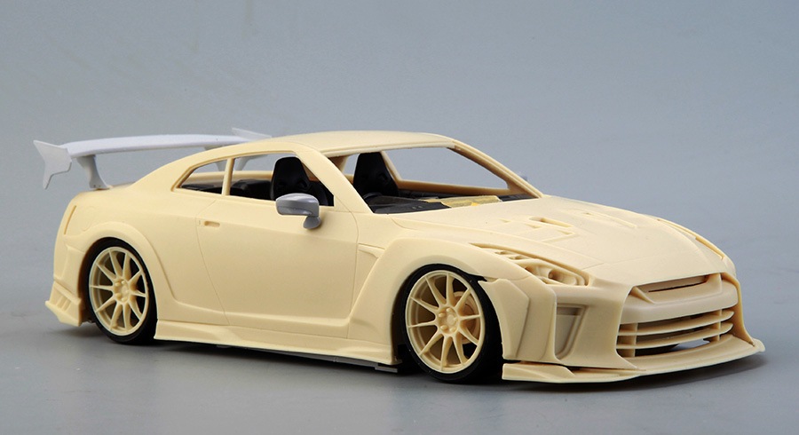 �ۥӡ��ǥ����� HOBBY DESIGN  1/24 �˥å��� GT-R ���� R35 �ȥå� ��������å� �ե�ǥ��ƥ����륭�å� ��ư�� �Ϸ� �쥸���� (hd03-0602)
