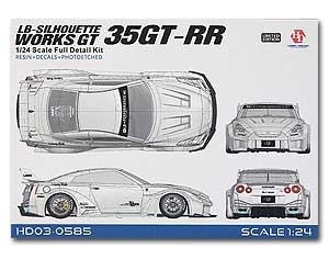 �ۥӡ��ǥ����� HOBBY DESIGN  1/24 LB-���륨�åȥ���� GT 35GT-RR �ե�ǥ��ƥ����륭�å� �쥸�� ���å��󥰥ѡ��� �Ϸ� (hd03-0585)