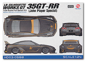 Hobby Design HD03-0588 1/24 R35 GT-RR Silhouette Works ���륨�åȥ���� John Player Specal �ե륭�å�
