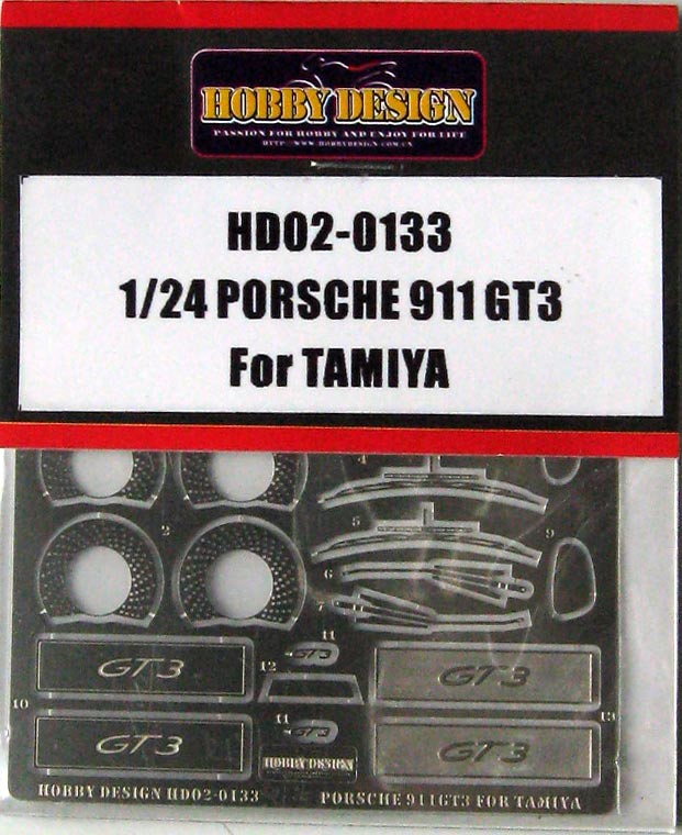 �ۥӡ��ǥ����� HOBBY DESIGN  1/24 �ݥ륷�� 911 GT3 ���ߥ� �� �Ϸ� �ǥ��ƥ����륢�å� ���å� (02-0133)