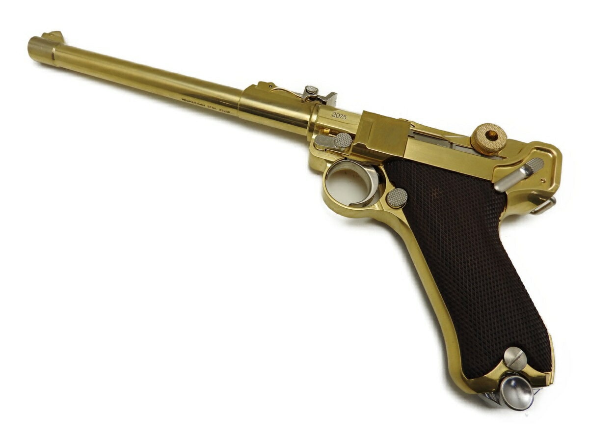 マルシン ルガー P08 Lange Lauf 8インチ マリーン ドイツ軍 ダミーカートモデル 金属モデルガン 完成品 木製グリップ付|M|ブランド