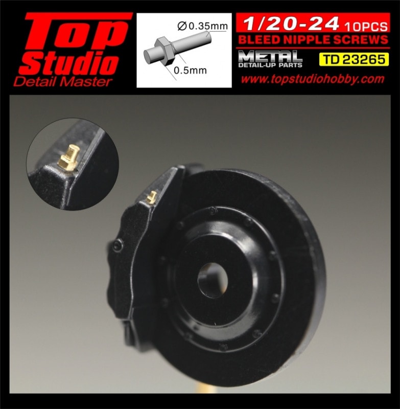 Top Studio 1/20-1/24 HEX 0.5mm ��0.35mm ϻ�� �֥졼���˥åץ륹����塼 �᥿��ѡ��� ���������ǥ��� 10������