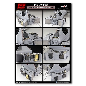 ȥåץ TOP STUDIO  1/12 ꥢॺ FW14B ѡǥƥ륢åץå  饸  ECU F1 Ϸ (td23276)