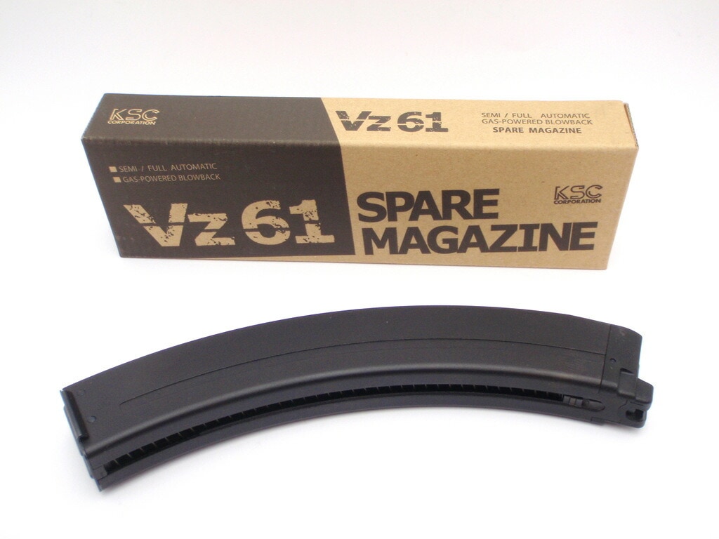 KSC ガスブローバックサブマシンガン Vz61用 40連ロングマガジン 販売価格¥6,020新品即納KSC ガスブローバック Vz61用 40連ロング
