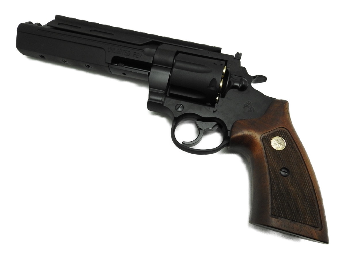 マルシン MARUSHIN ガスガン アンリミッテッドリボルバー ブラック HW