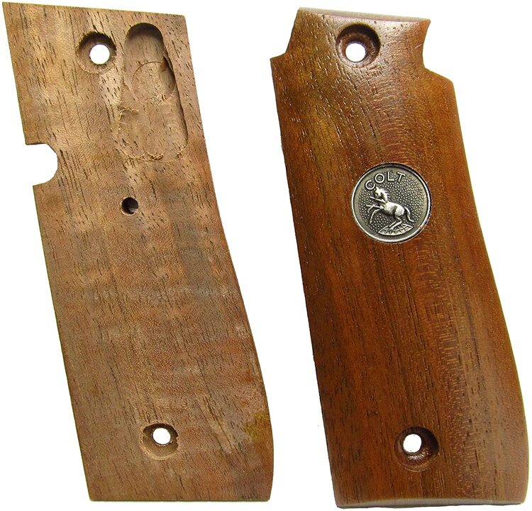 タナカ コルト380オート ウッドグリップ ブラック ガスブロ 絶版 GUN