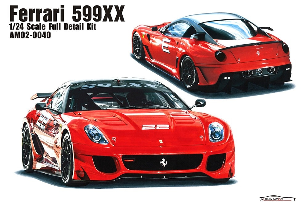 ۥӡǥ HOBBY DESIGN  Alpha Model 1/24 ե顼 599XX ưϷ 쥸 ե륭å AM02-0040 (am020040)