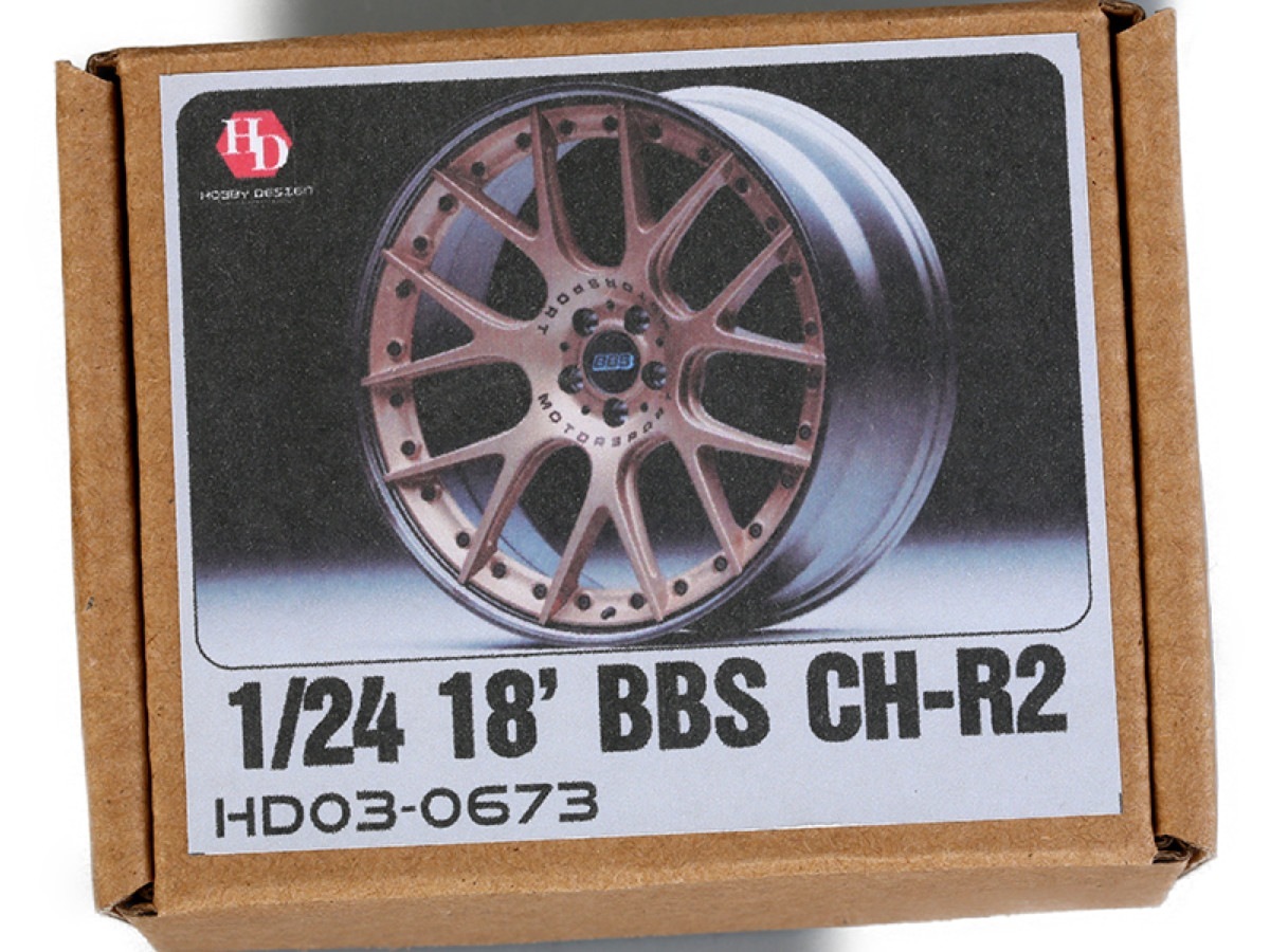 ホビーデザイン HOBBY DESIGN 1/24 18インチ BBS CH-R2 ホイールセット