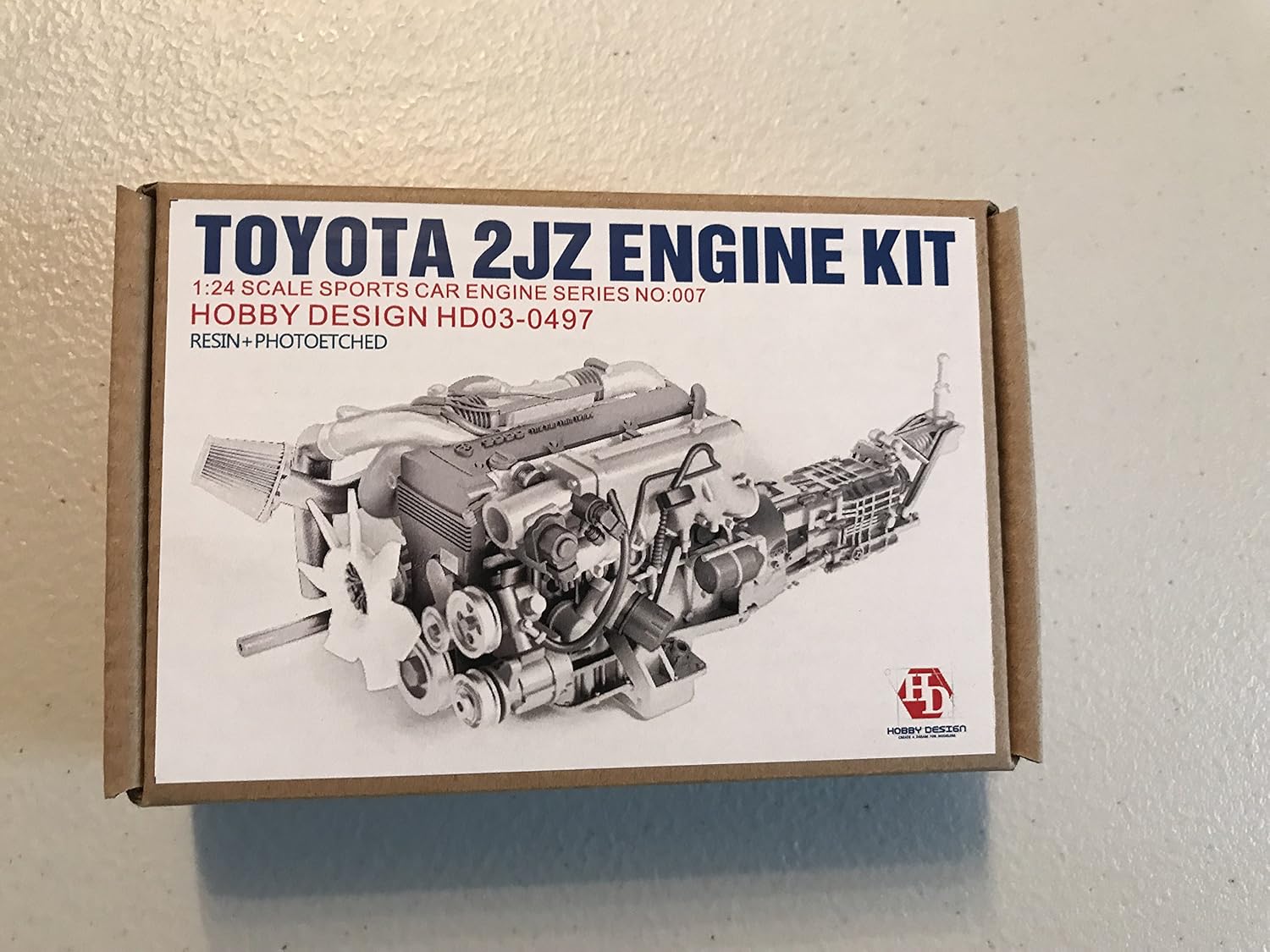 Hobby Design 1/24 �ȥ西 2JZ ���󥸥� ���å� �� �Ϸ� HD03-0497