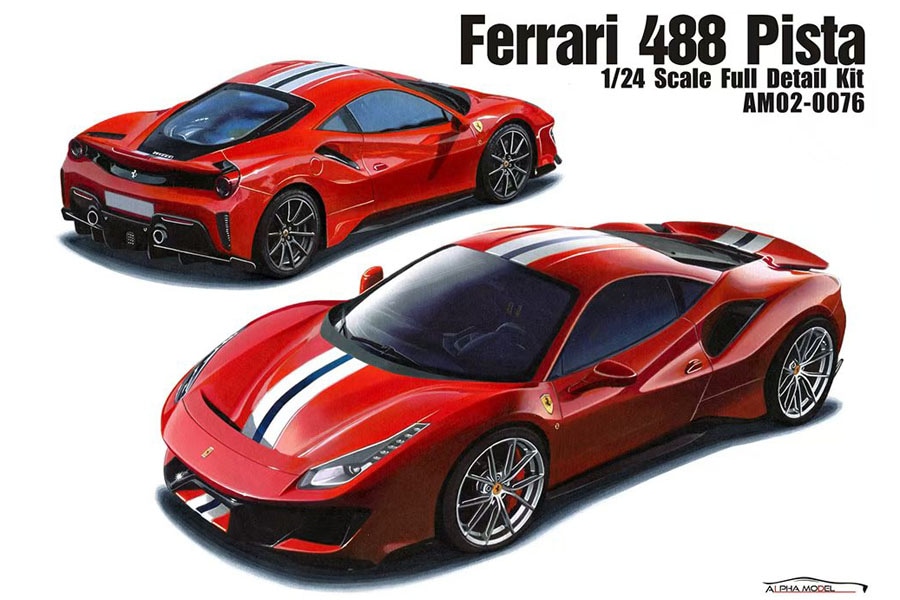 Hobby Design ۥӡǥ Alpha Model եǥ 1/24 ե顼 488 ԥ եǥƥ륭å ưϷ AM02-0076