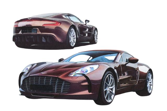 Hobby Design �ۥӡ��ǥ����� Alpha Model ����ե���ǥ� 1/24 �����ȥ�ޡ��ƥ��� One77 �쥸���� ���å� ��ư���Ϸ� AM02-0086