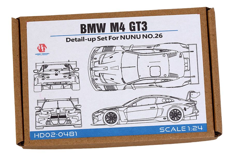 �ۥӡ��ǥ����� Hobby Design 1/24 BMW M4 GT3 �ǥ��ƥ����륢�åץѡ��� NUNU�б� HD02-0481