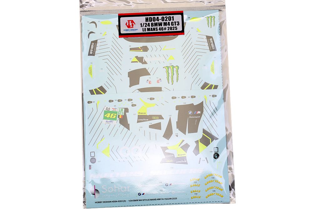 �ۥӡ��ǥ����� Hobby Design  1/24 BMW M4 GT3 �롦�ޥ� 46# 2025 �ǥ����� HD04-0201 (hd040201)