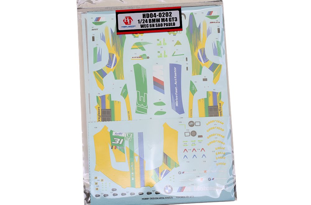 �ۥӡ��ǥ����� Hobby Design  1/24 BMW M4 GT3 WEC 6���� ����ѥ��� �ǥ����� HD04-0202 (hd040202)