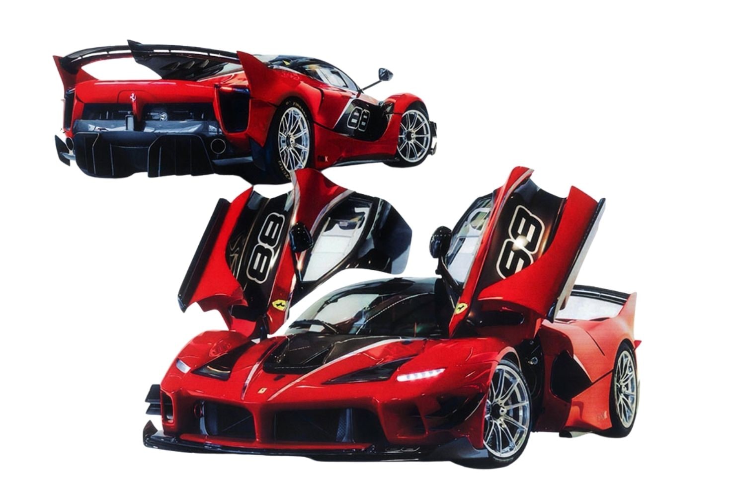 �ۥӡ��ǥ����� Hobby Design ����ե���ǥ� 1/24 ���å� �ե��顼�� FXX K EVO ��ư���Ϸ� AM02-0087