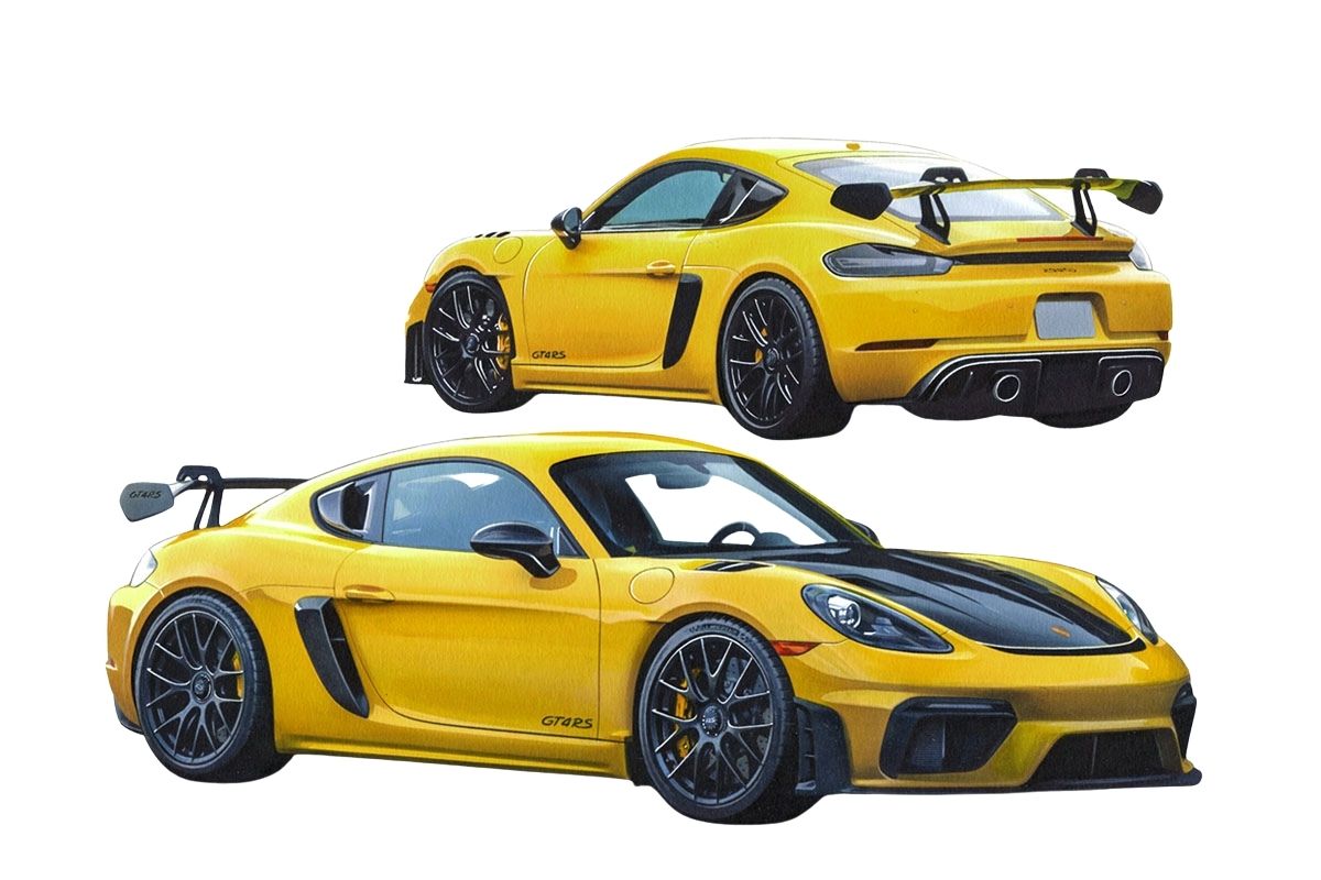 �ۥӡ��ǥ����� Hobby Design ����ե���ǥ� 1/24 ���å� �ݥ륷�� 718 GT4 RS ��ư���Ϸ� AM02-0091