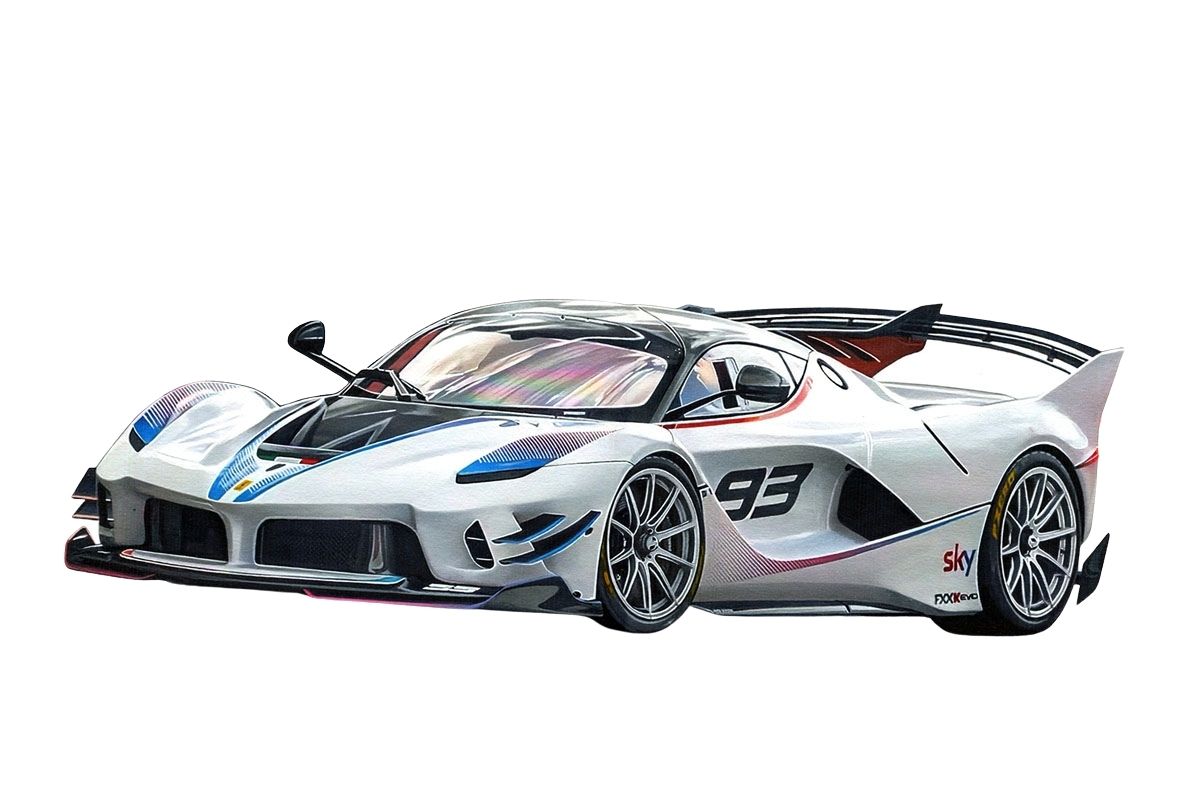 �ۥӡ��ǥ����� Hobby Design ����ե���ǥ� 1/24 ���å� �ե��顼�� FXX K EVO (Version B) ��ư���Ϸ� AM02-0106