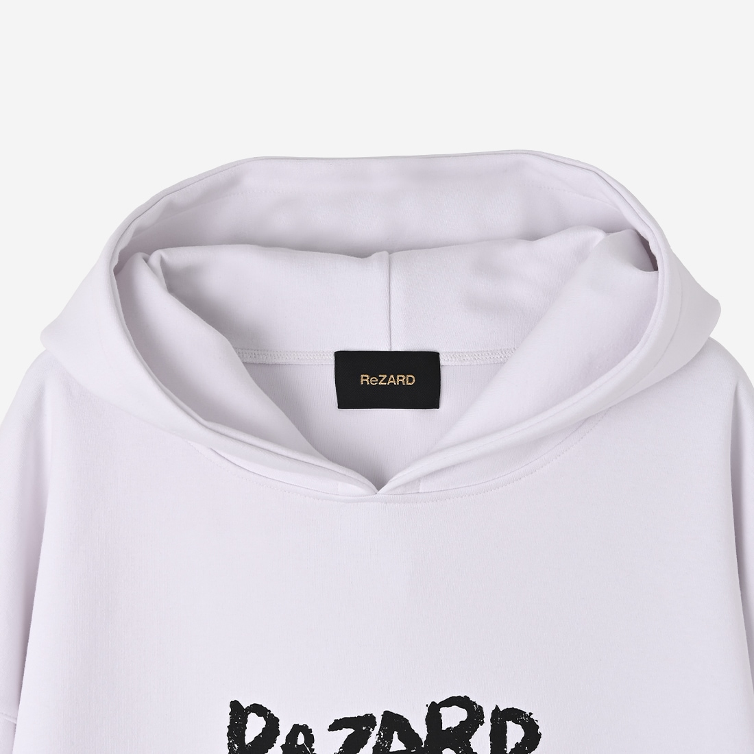 ��ReZARD��Paint Logo Print Hoodie