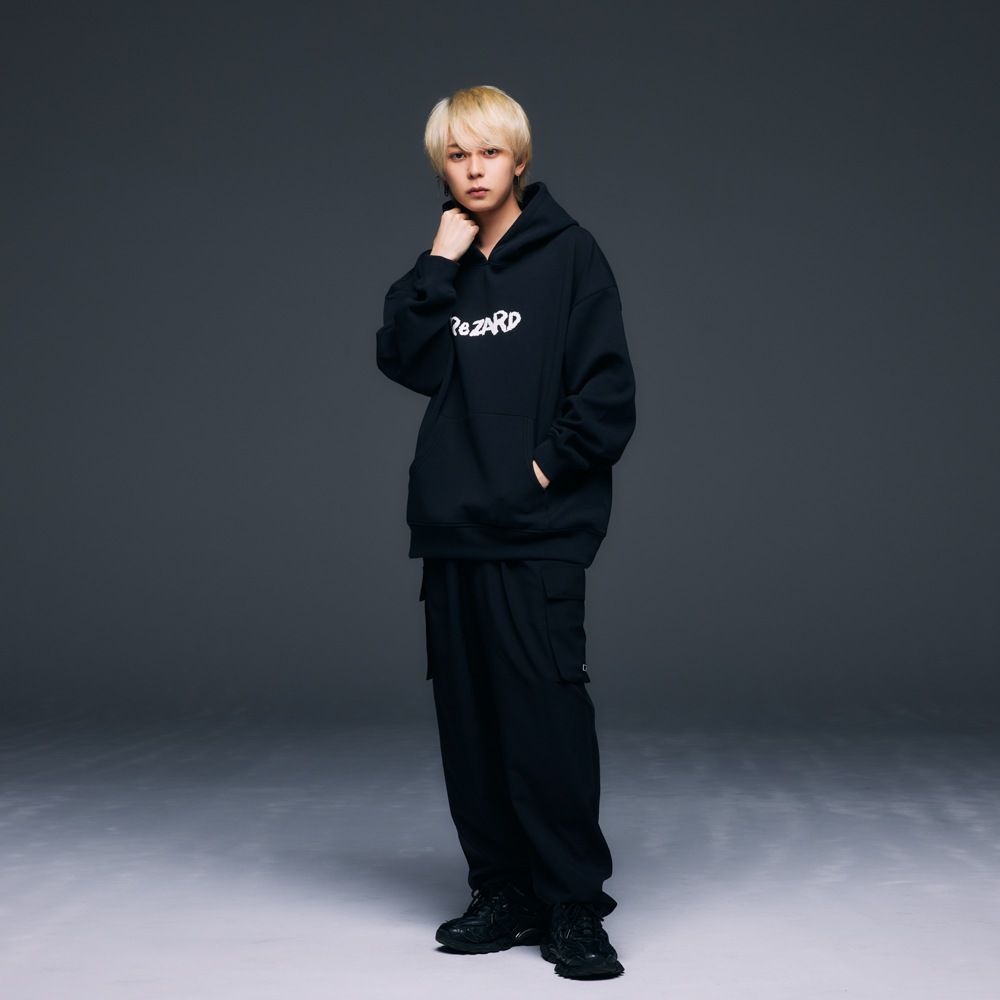 ��ReZARD��Paint Logo Print Hoodie