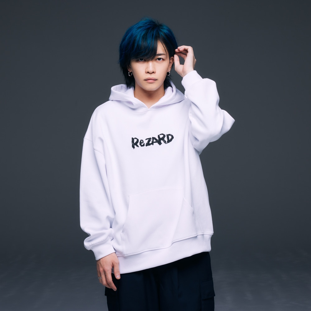 ReZARD ホワイト XL パーカー リザード ReZARD ロゴフーディ （ホワイト） -靴＆ファッション