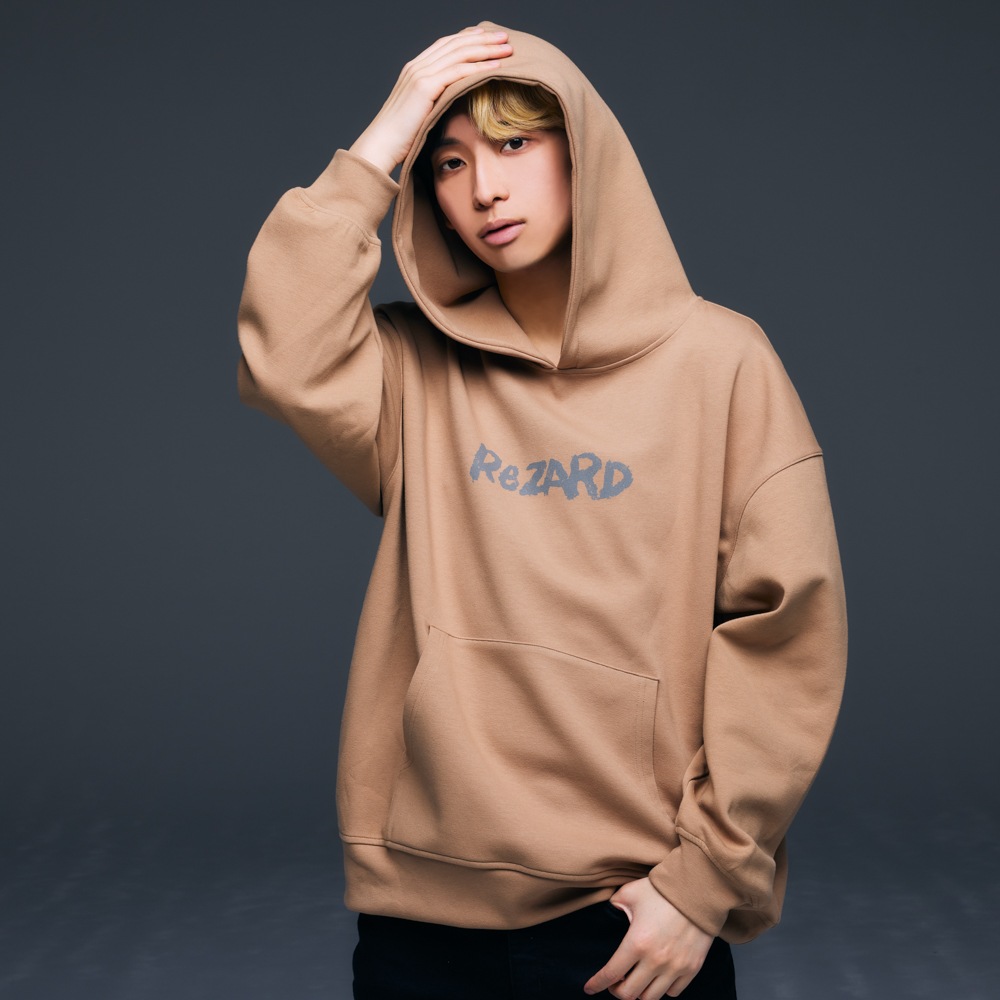 リザード ReZARD Hoodie パーカー ベージュ　S　ユニセックス リザード ReZARD Hoodie 新品未使用 パーカー ベージュ - メルカリ