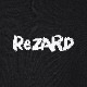 ��ReZARD��Paint Logo Print Hoodie
