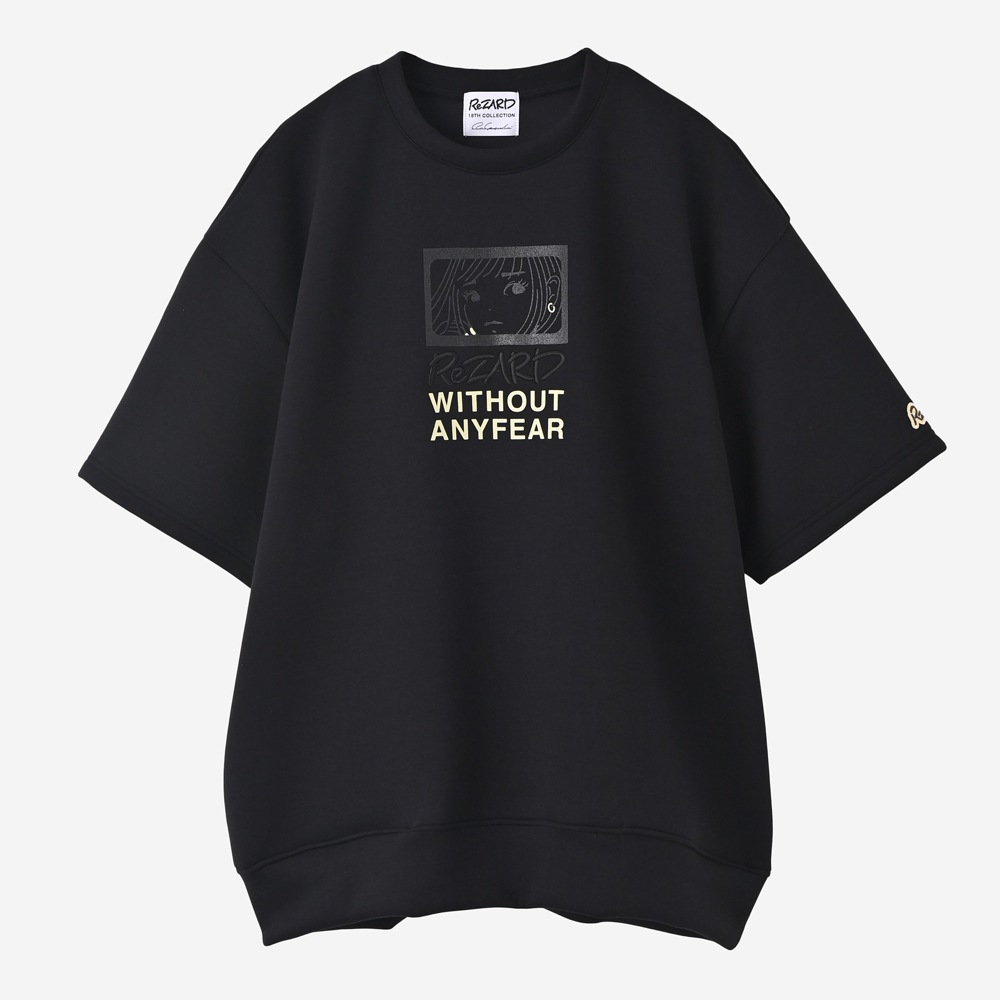 ReZARD  Masato YamaguchiGirl Print Half Sleeve Sweat