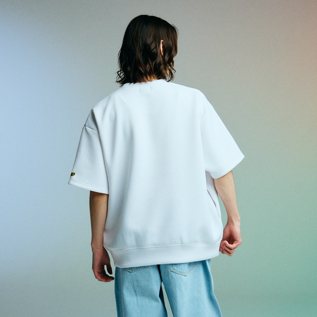 ReZARD  Masato YamaguchiGirl Print Half Sleeve Sweat