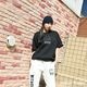ReZARD  Masato YamaguchiGirl Print Half Sleeve Sweat
