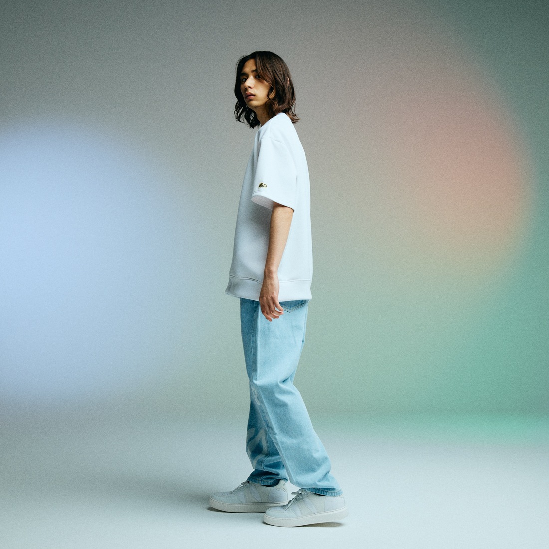 ReZARD  Masato YamaguchiSpray Logo Wide Denim Pants